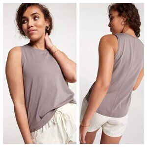 Calia by Carrie Underwood Everyday Tank Top Cotton Blend Gray Size S